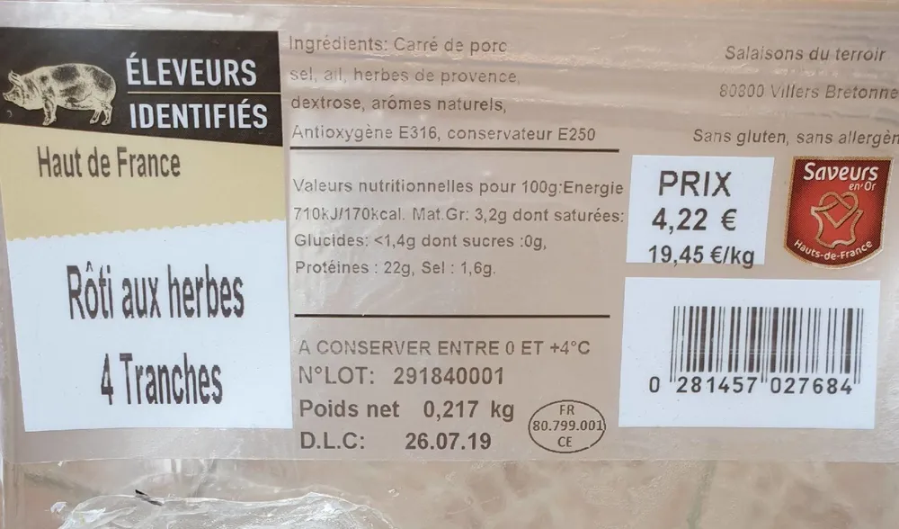 Rôti aux herbes