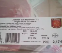 Jambon cuit sup blanc