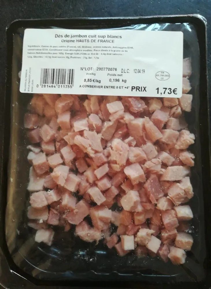 Dés de jambon