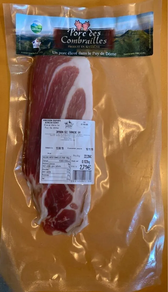 Jambon cru