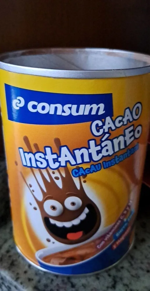 Consum cacao instantaneo
