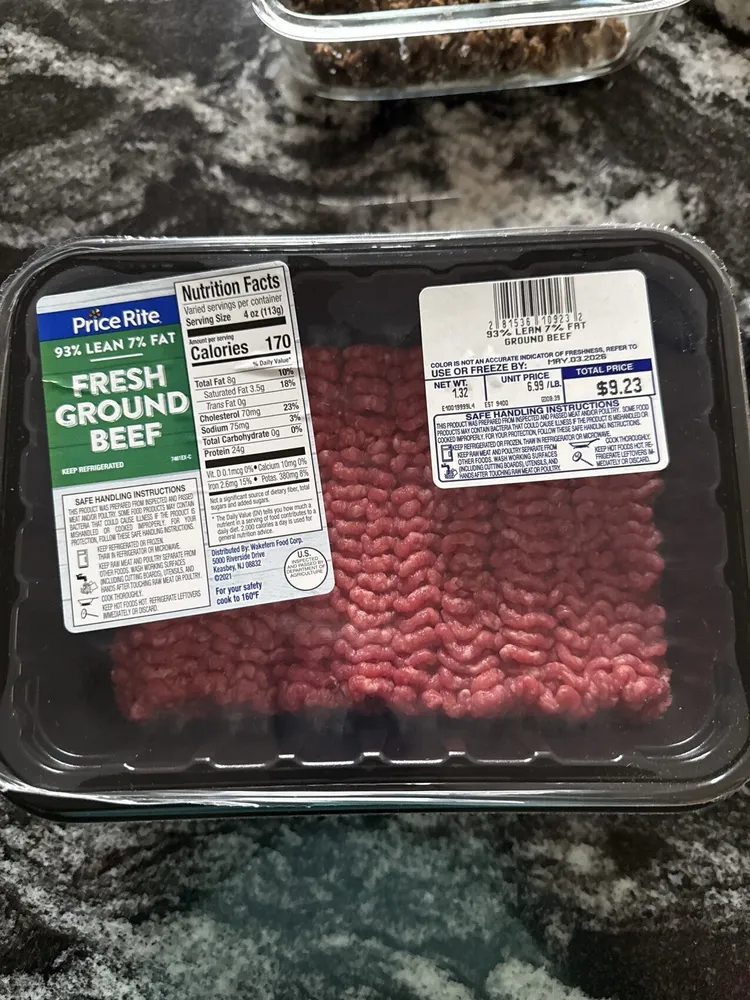 Ground Beef 93 Lean 7 Fat