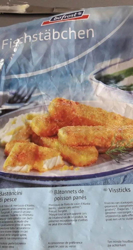 Bâtonnets de poisson panés