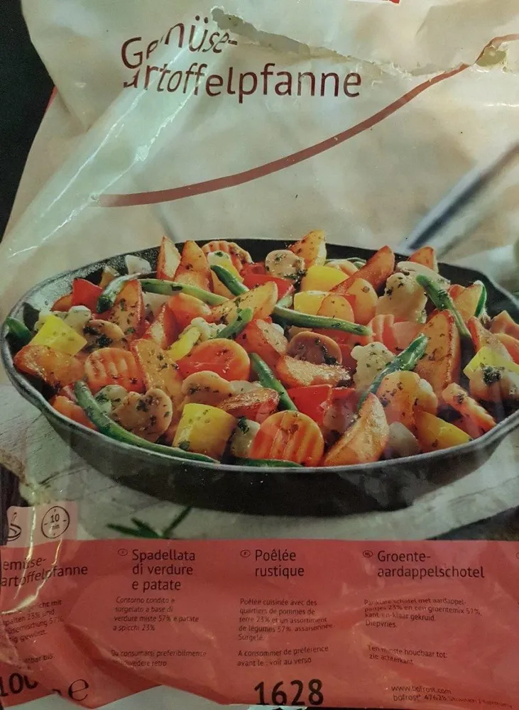 Gemüse-Kartoffelpfanne