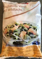 Tagliatelles vertes au saumon sauvage
