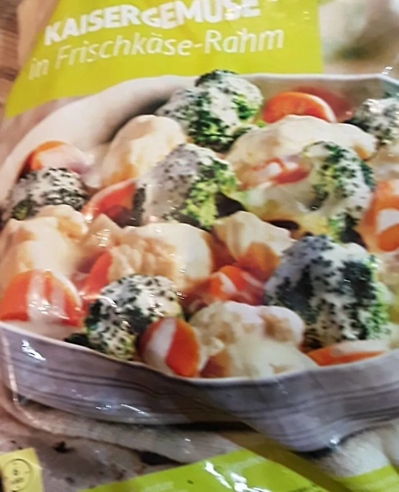Kaisergemüse in Frischkäse-Rahm