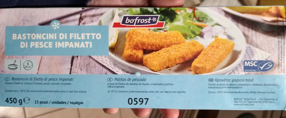 Bastoncini di pesce