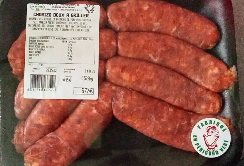 Chorizo doux à griller