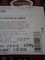 Croissant jambon