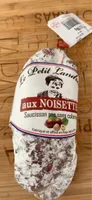 Saucisson aux noisettes