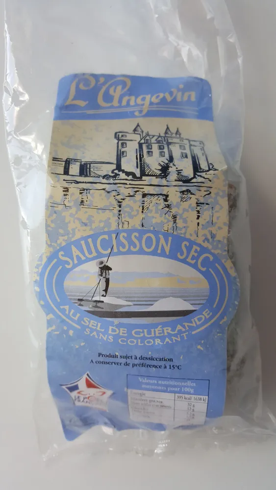 Saucisson sec au sel de Guérande