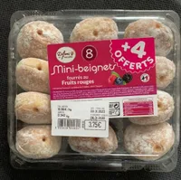Mini beignets fourrés au fruits rouges