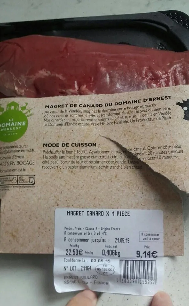 Magret de canard