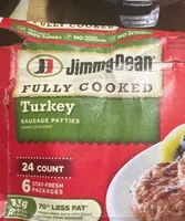 Fully cooked Turkey Sausage Patties