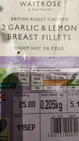 Garlic and lemon breast fillets