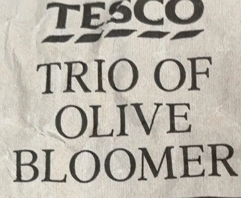 Trio of olive bloomer