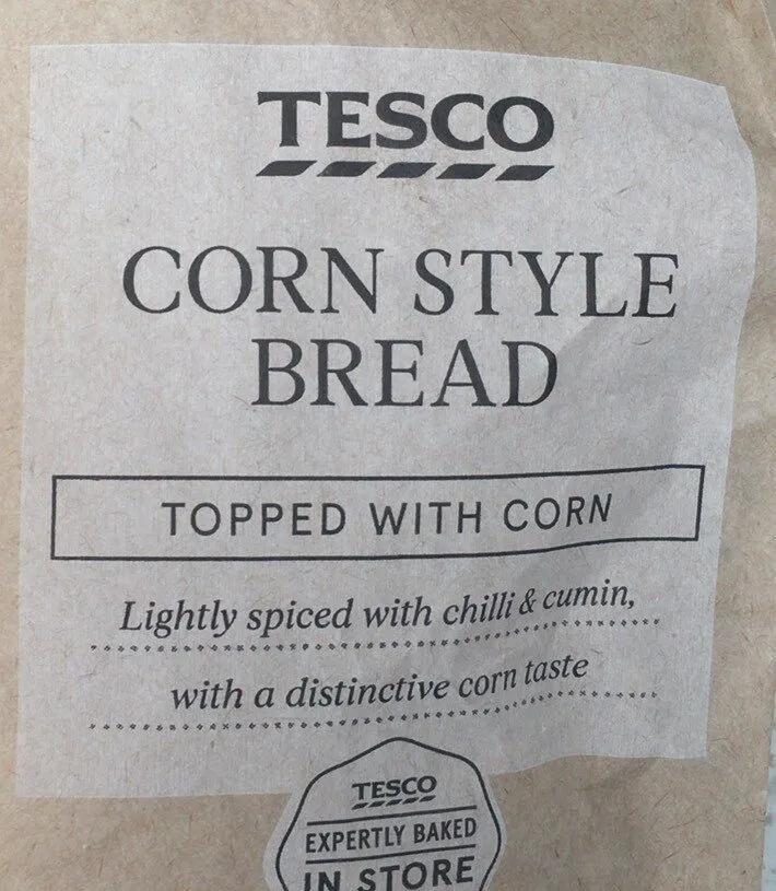 Corn style bread