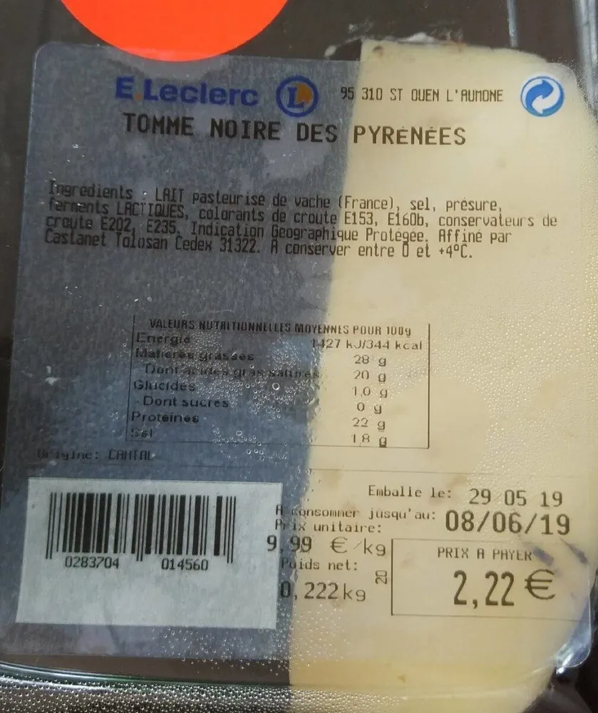 Tomme noire des Pyrénées