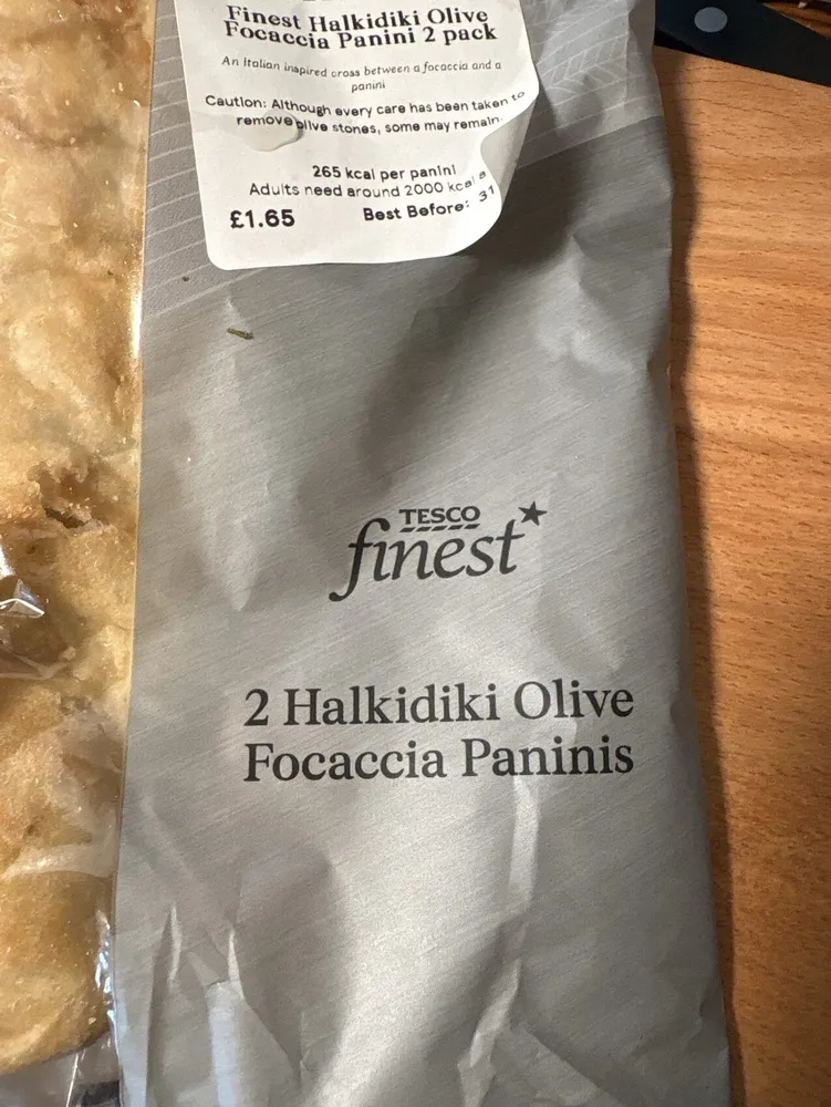 Halkirk Olive Focaccia Panini