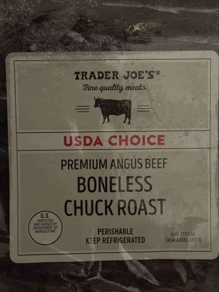 Angus Beef Boneless Chuck Roast