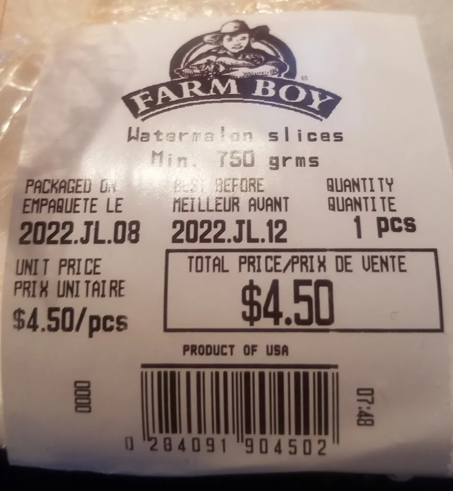 Farm Boy Watermelon Slices