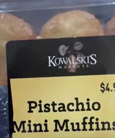 Pistachio mini muffins