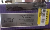 Triple chocolate muffin