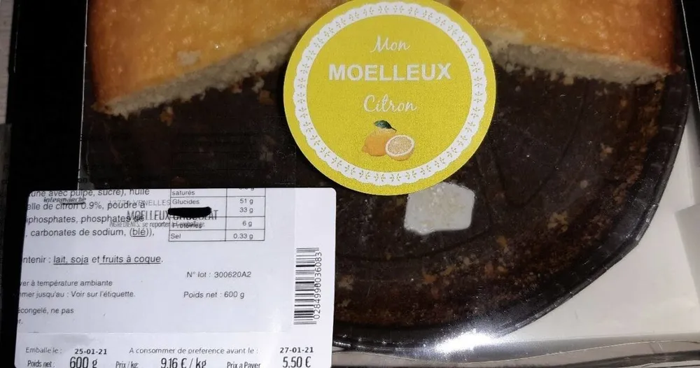 Mon moelleux citron