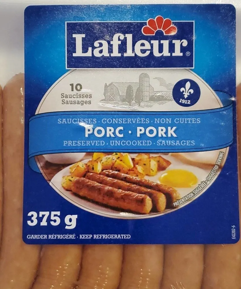 Lafleur saucisses porc