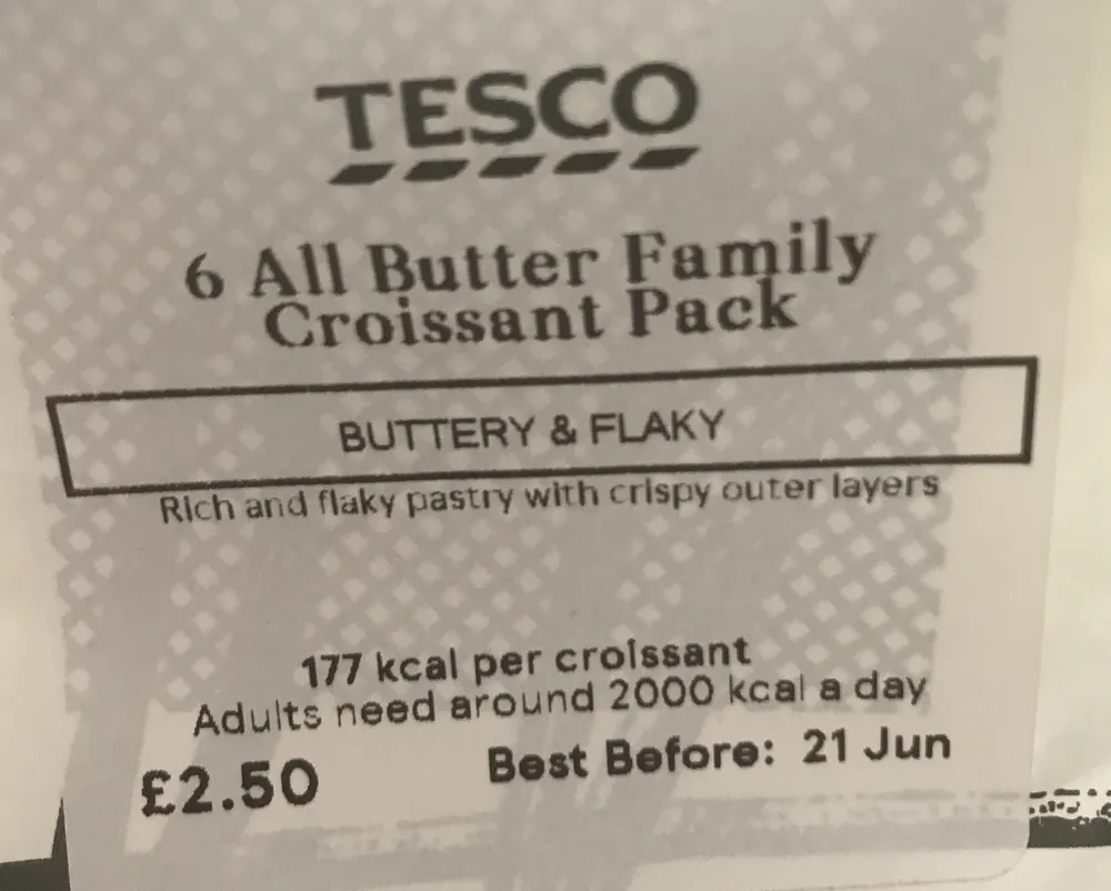 6 All Butter Family Croissant Pack