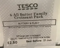 6 All Butter Family Croissant Pack