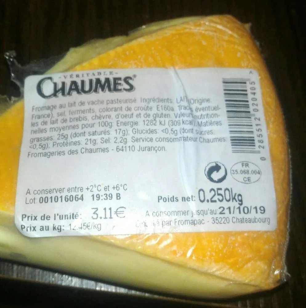 véritable chaumes