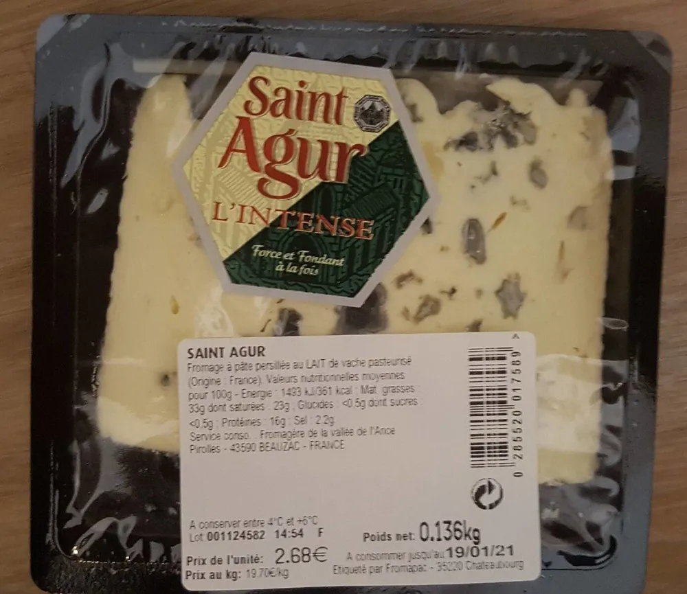 Saint Agur l'intense