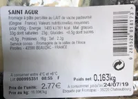 Saint Agur l'intense