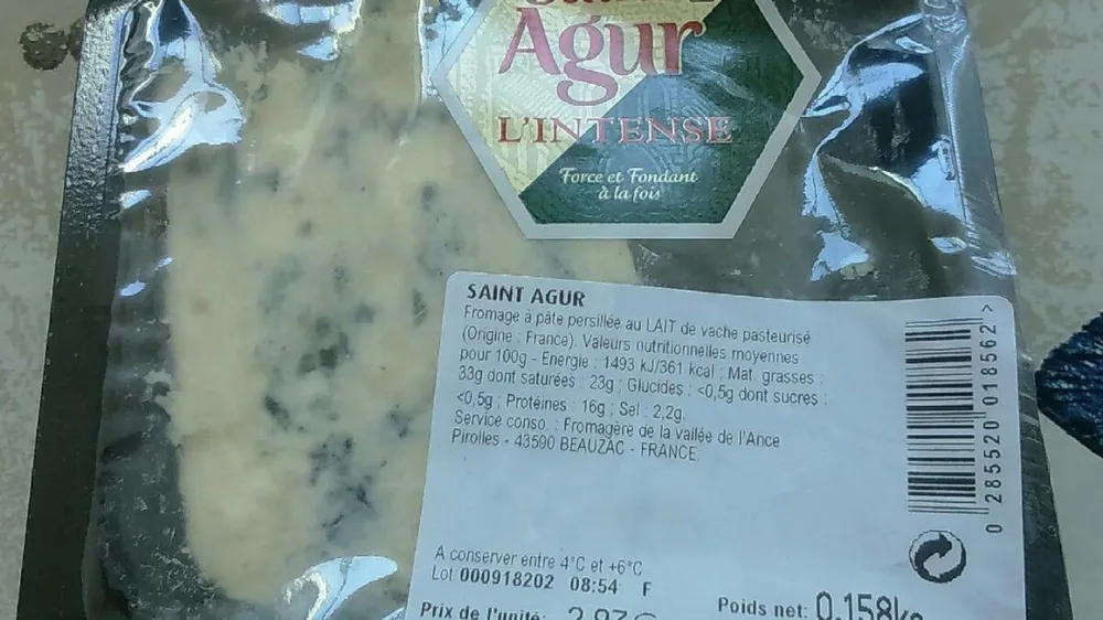 Saint agur l'intense