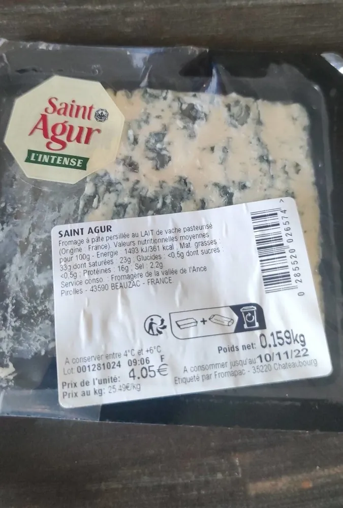 Saint agur l'intense