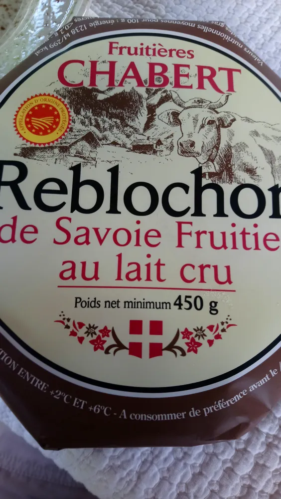 Reblochon de Savoie Fruitier au lait cru