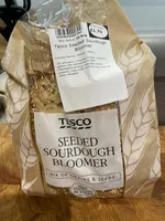 Tesco seeded sour dough bloomer bread