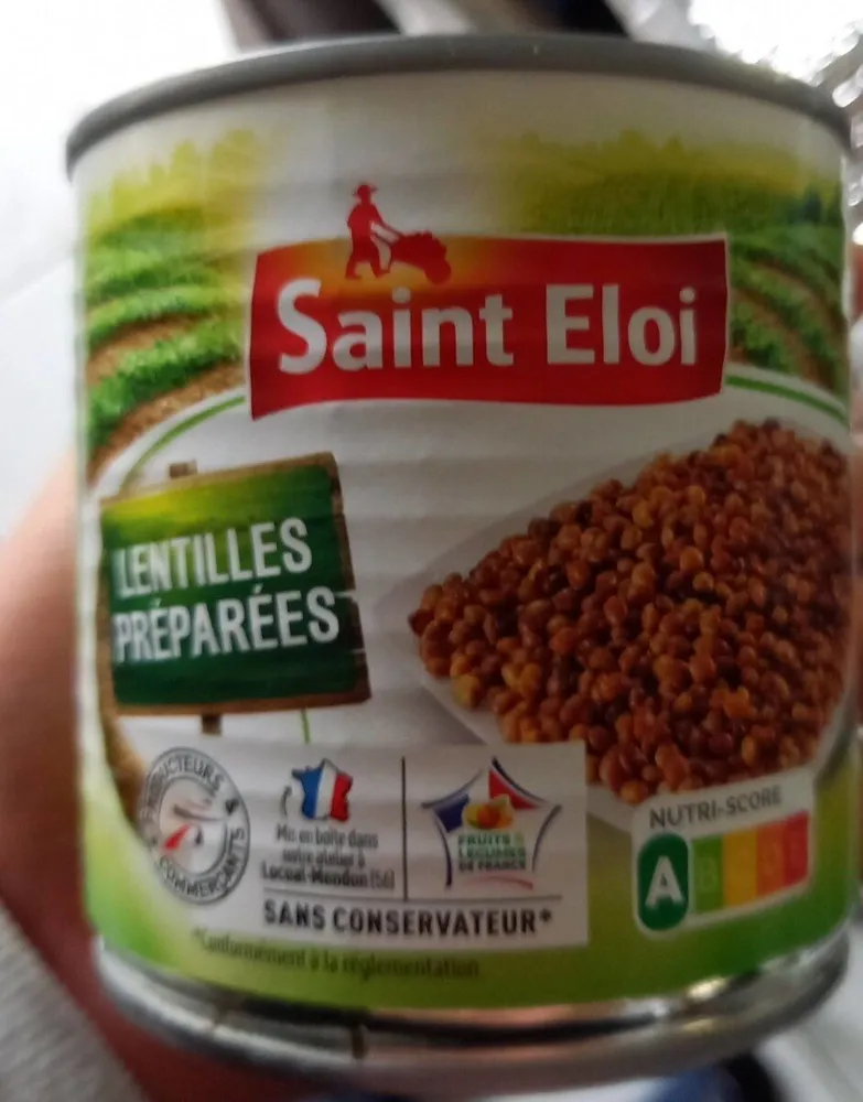 Lentilles préparées
