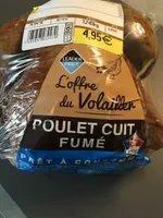 Poulet cuit fumé