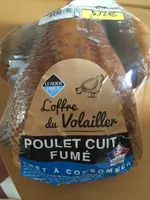 Poulet cuit fumé