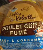 Poulet cuit fumé
