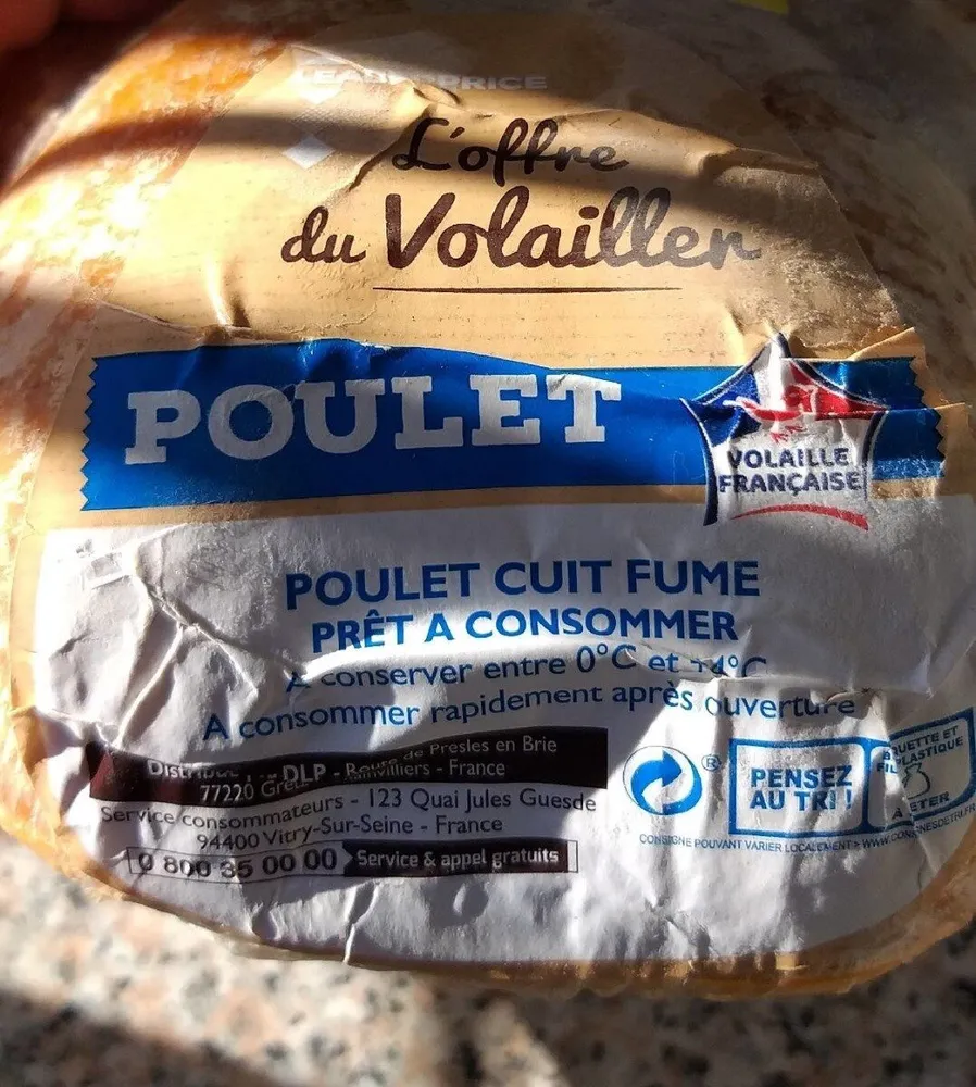 Poulet fumé