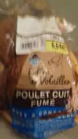 Poulet cuit fumé