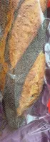 Baguette, craquante, pavot