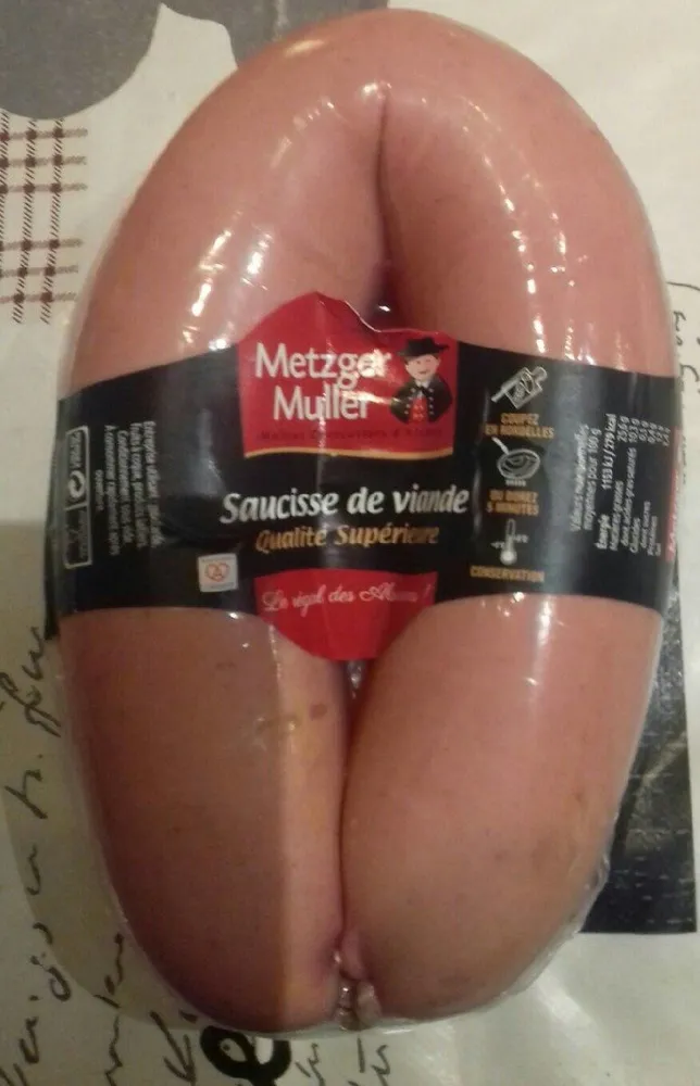 Saucisse de viande qualité supérieure