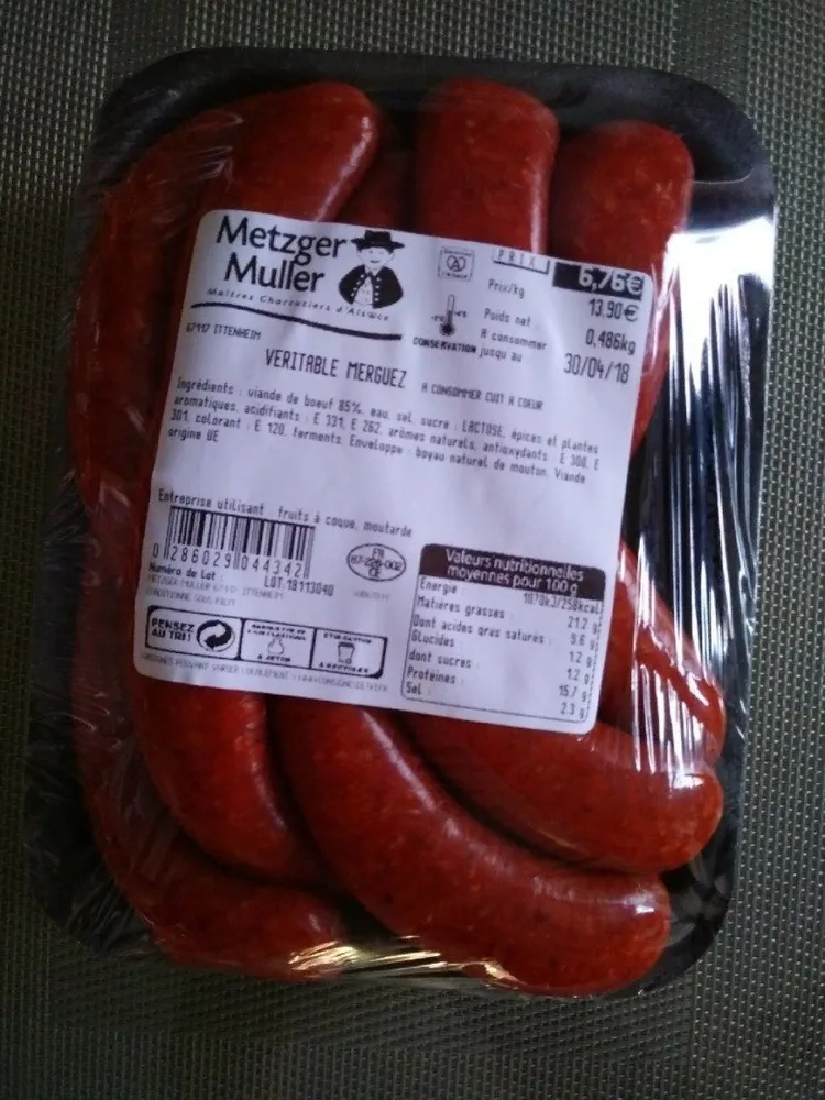 Véritable Merguez