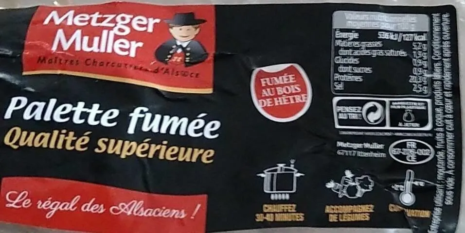 Palette fumée salée