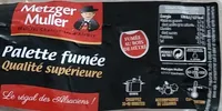 Palette fumée salée