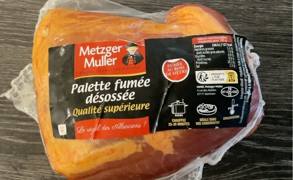 Palette fumée désossé